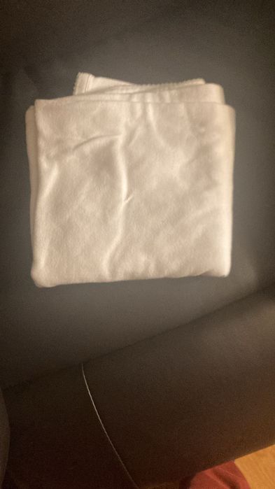 White baby blanket