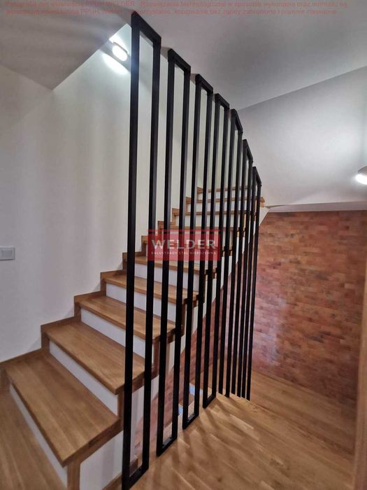 Balkon Francuski Balustrada stal nierdzewna antracyt Portfenetr Harfa