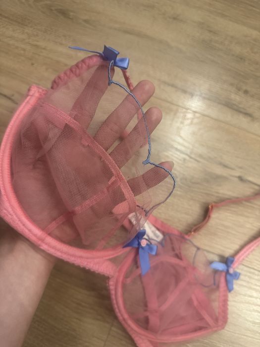 Biustonosz stanik agent provocateur transparentny