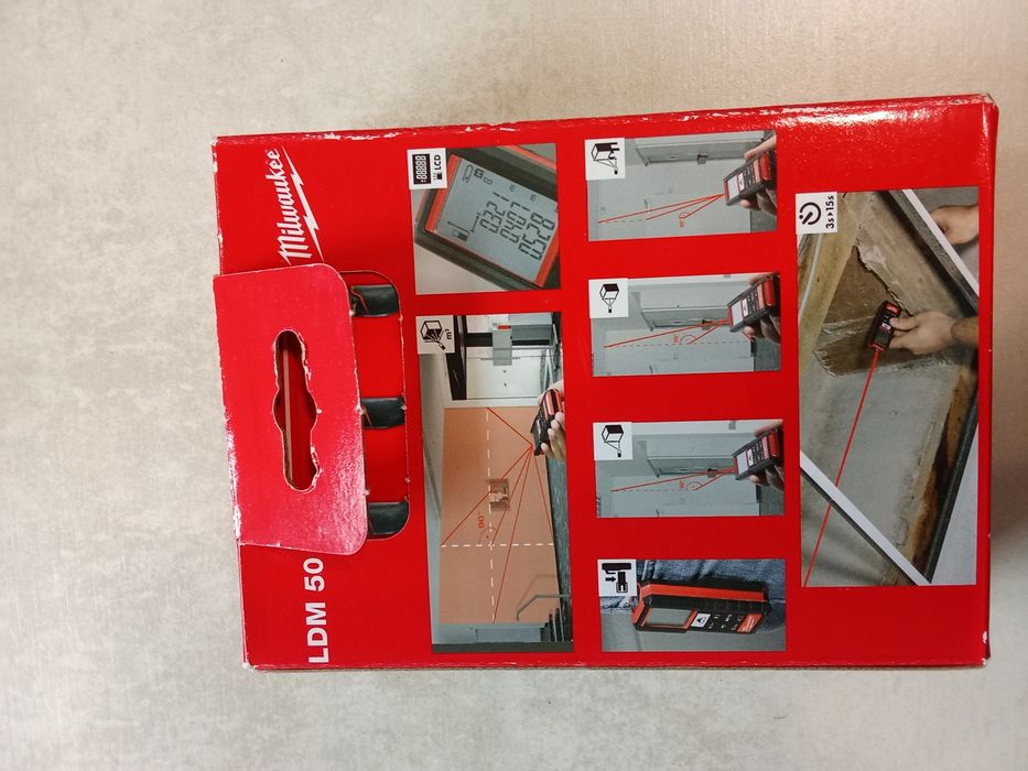 Milwaukee ldm 50 dalmierz laserowy nowy oryginał