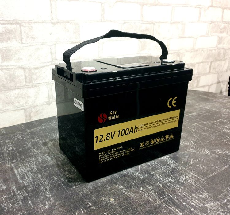 Акумулятор LiFePo4 (літій-залізо-фосфатний)SJY 12V  100Ah(1280Wh)