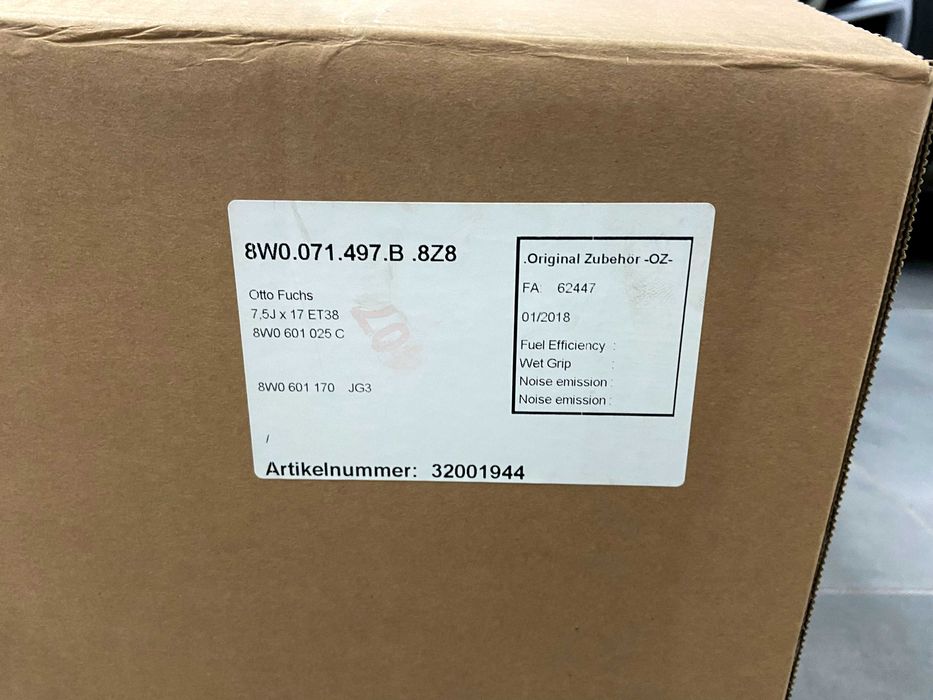 Oryginalne felgi 17 5x112 Audi A4 B8 B9 A3 Q3 Q5 A6