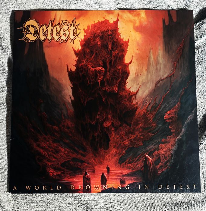 Winyl Detest A World Drowning In Detest Thrash Black Doom Death Metal ...