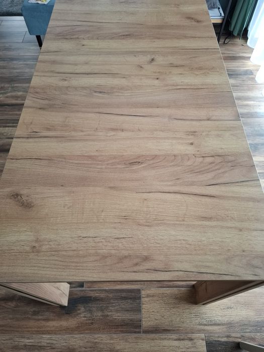 Stół rozkładany złoty dąb lub szary 90x75 180x75. Rezerwacja.