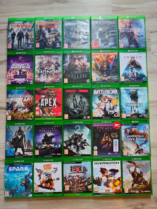 Gry Xbox one sztuka 20 zł
