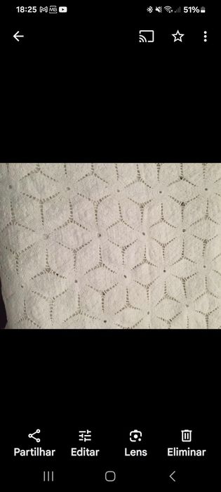 Colcha renda cama casal