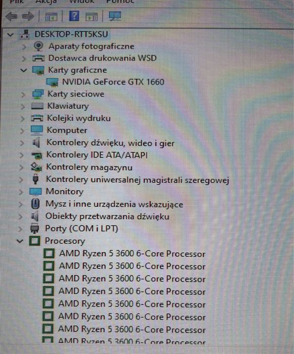 Komputer stacjonarny AMD Ryzen 5 / 16GB / 512 SSD