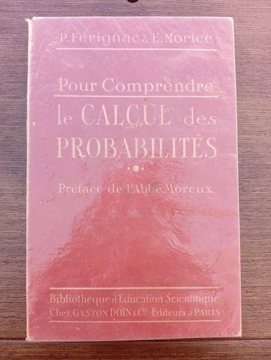 Livro "Pour Comprendre le Calcul des Probabilités",