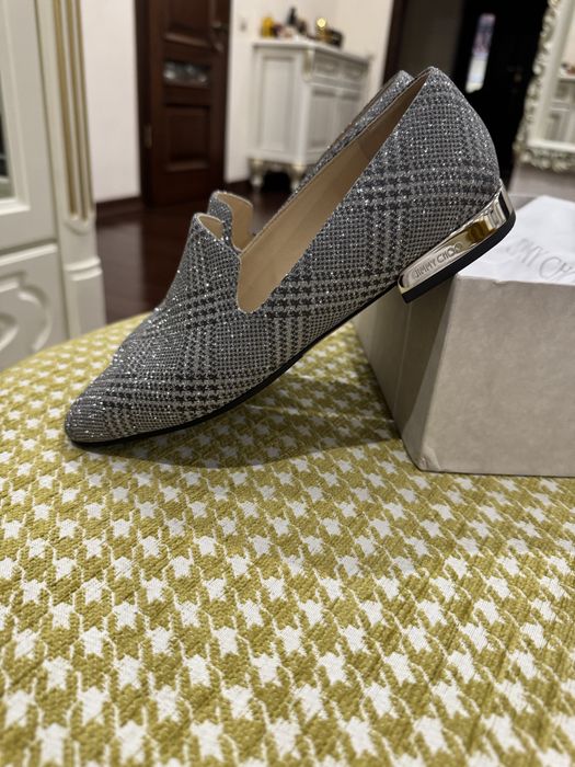 Лофери - срібні Jimmy Choo Оригінал