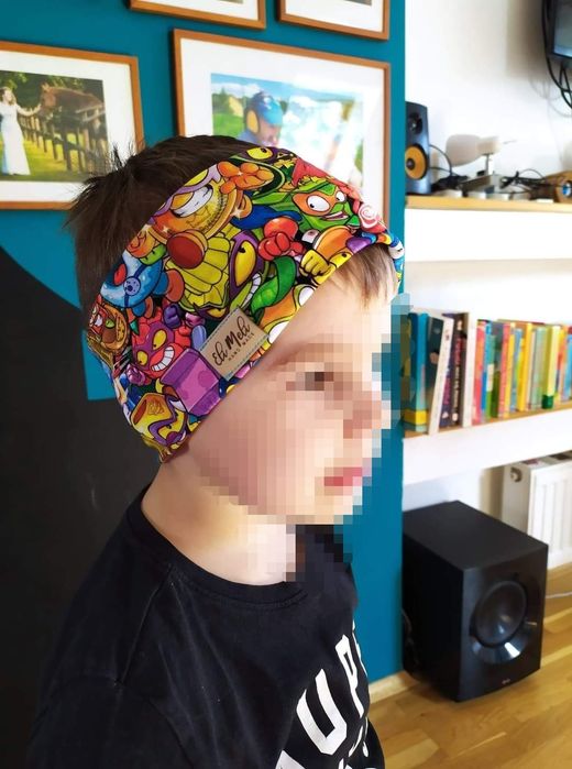 Komplet wiosenny czapka i komin, Batman