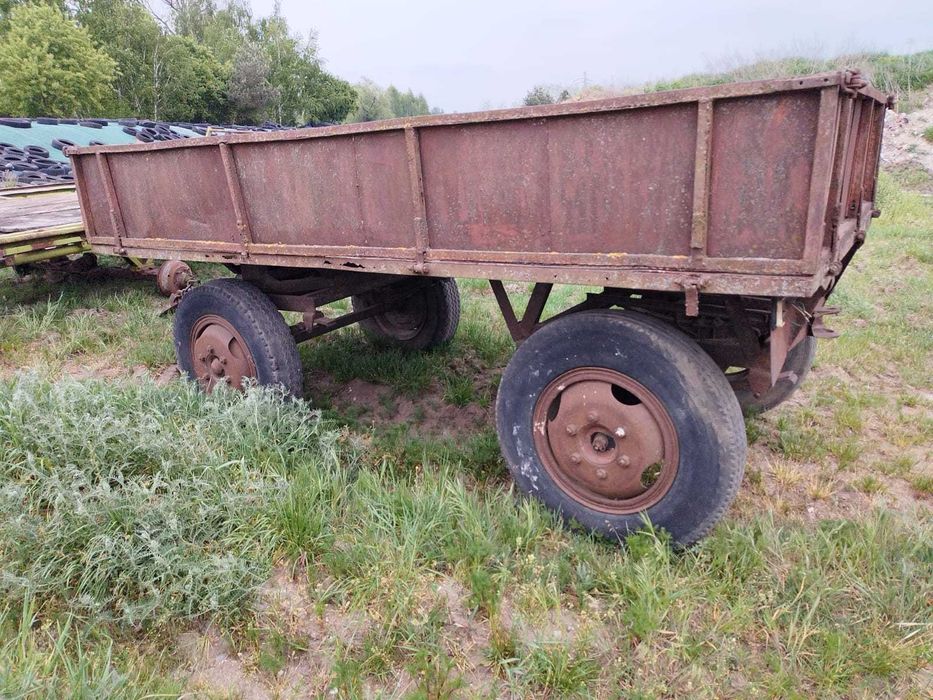 przyczepa sztywna, wywrotka dwu kołówka