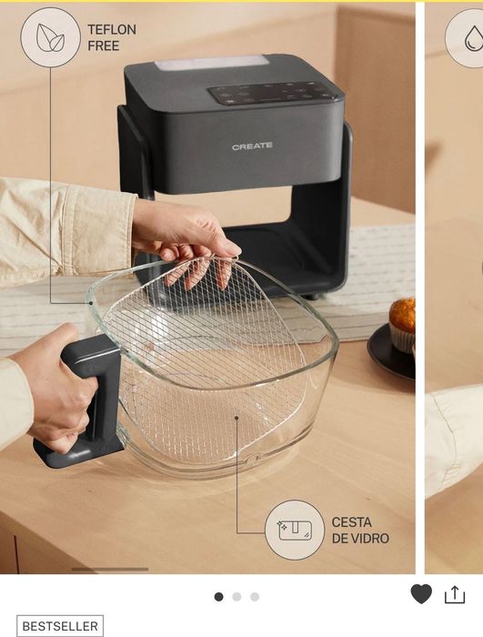 Airfryer Cozinha a vapor com garantia