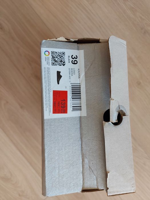 Kappa czarne buty sportowe rozm 39