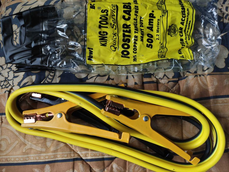 Дроти силові для заведення авто, кабеля , крокодили для прикурювання