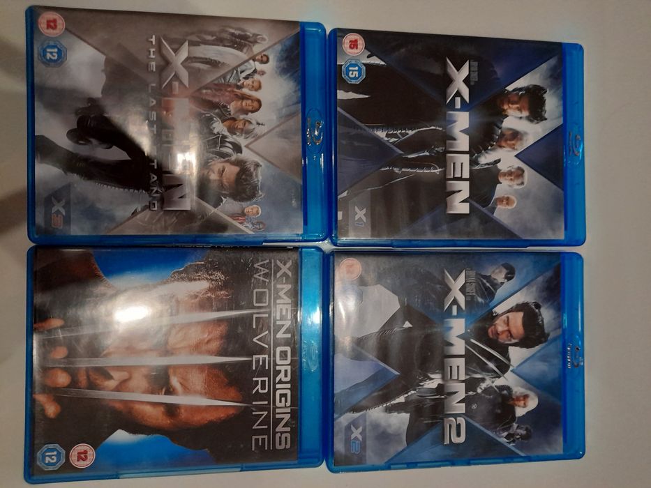 Quadrologia X-MEN em blu-ray, impecável, 10 euros.