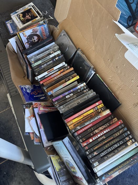 Lote de DVD’s jogos cds