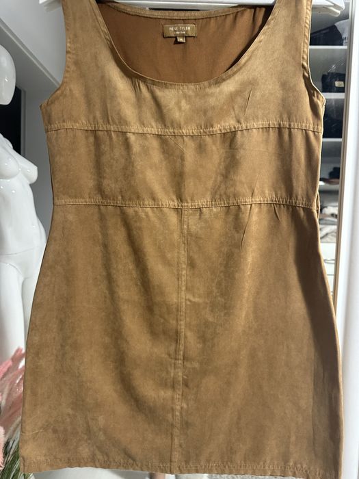 Sukienka mini imitacja zamszu rozmiar M