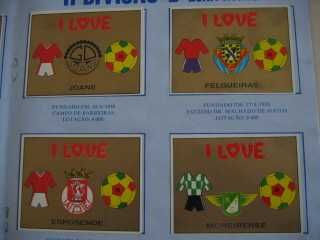 caderneta completa I Love o meu Clube