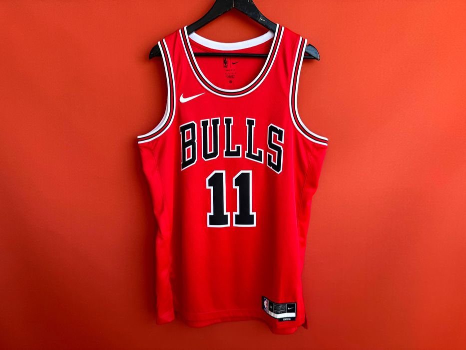 NIKE NBA CHICAGO BULLS DeROZAN 11 Merch Оригінал чоловіча баскетбольна майка футболка Джерсі мерч розмір M L