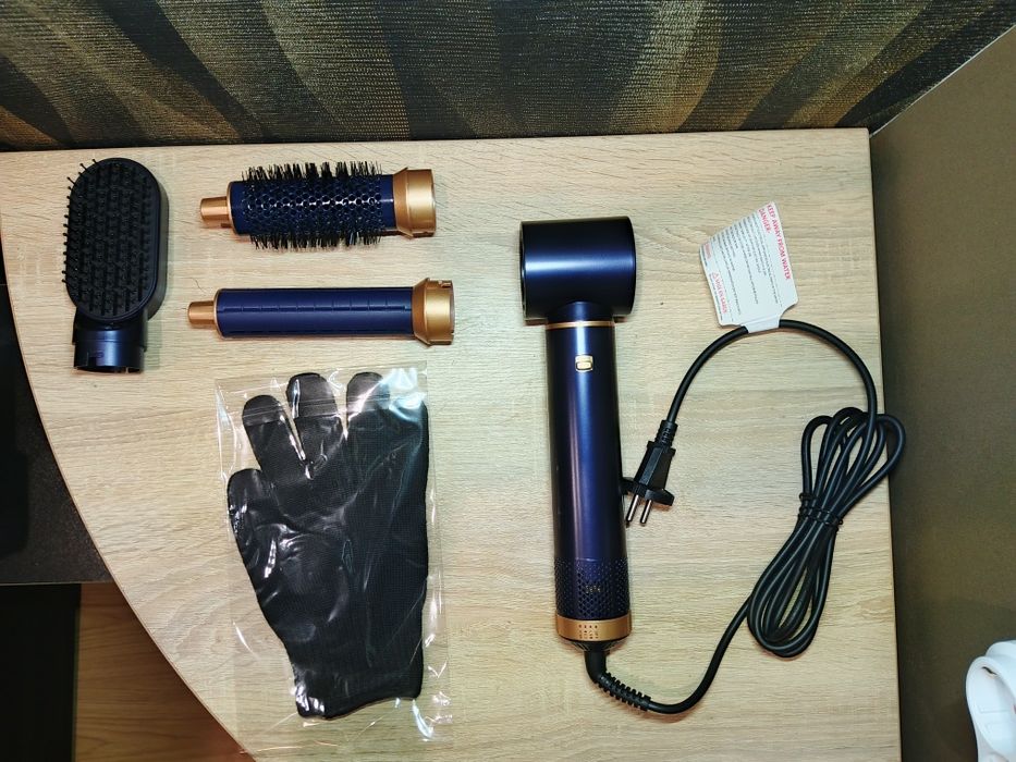 Фен-стайлер 5-в-1 ATORKINS | Сушка, укладка, обʼєм, локони