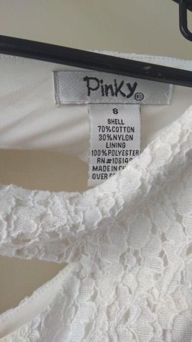 Piękna sukienka Pinky, komunia wesele