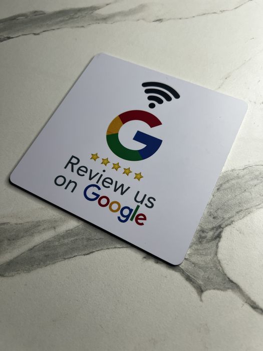 NFC картка для відгуків Google Reviews