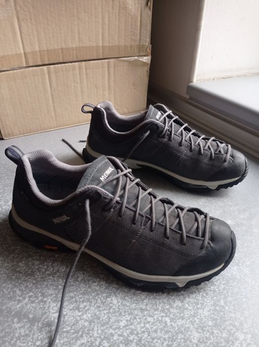 Трекінгові шкіряні кросівки напівчеревики Meindl Texas GoreTex Pro Vibram -44р