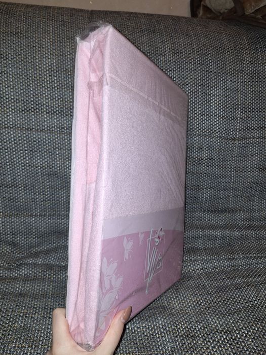 Наматрасник 90*200 2 шт білий і рожевий