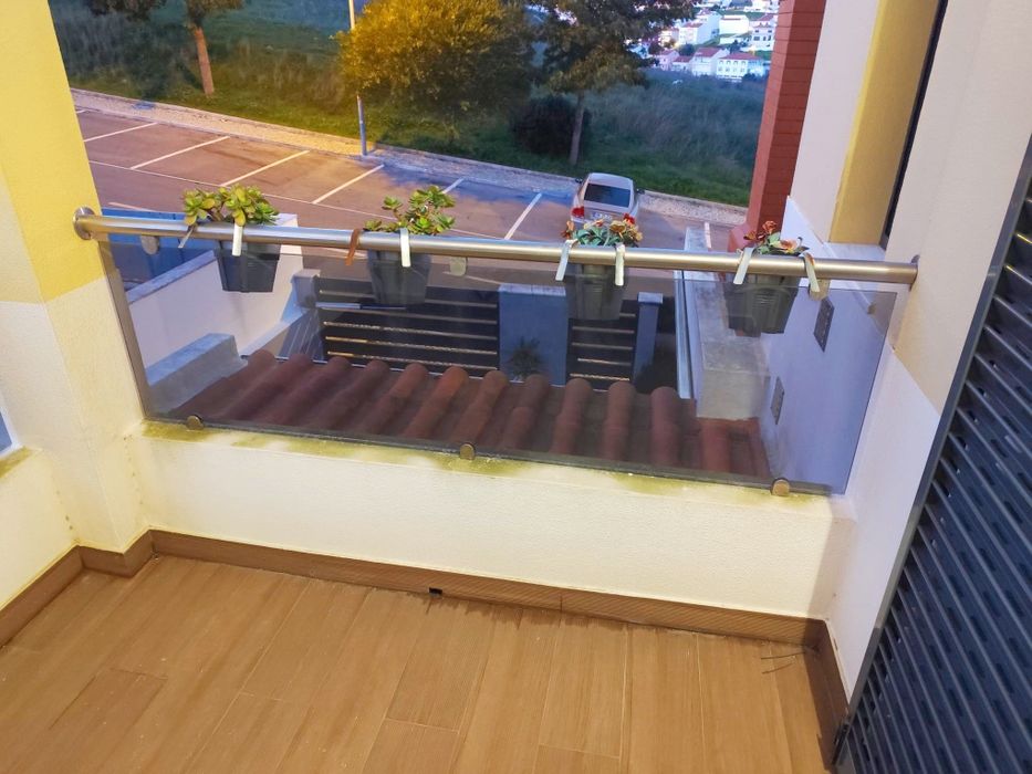 Vedação Vidros laminados em inox para varandas