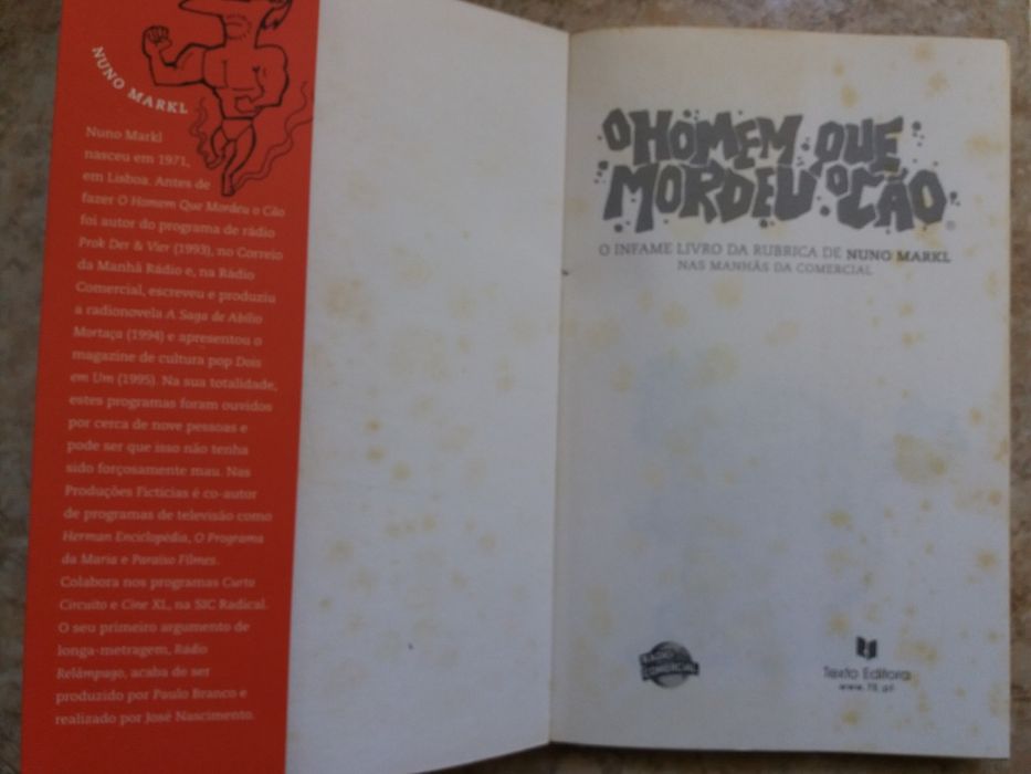 Livro o Homem que Mordeu o Cão