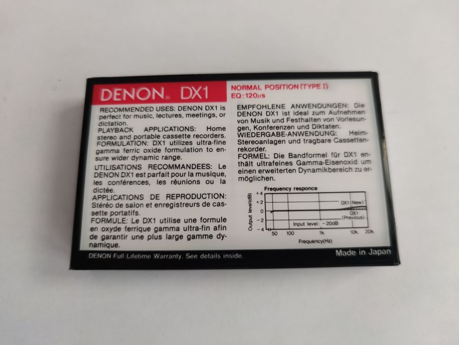 Kaseta  Denon DX1 60.