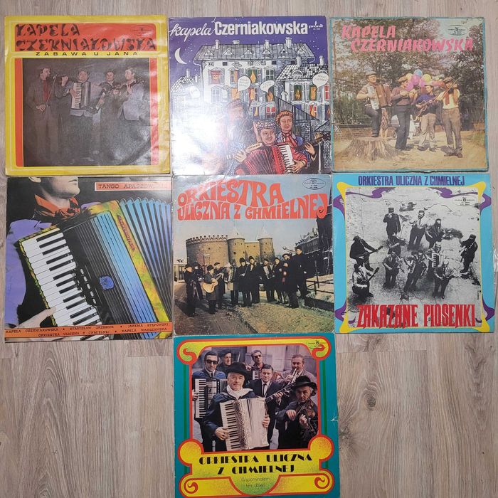 Płyty winylowe kolekcja kapeli ludowych podwórkowych
