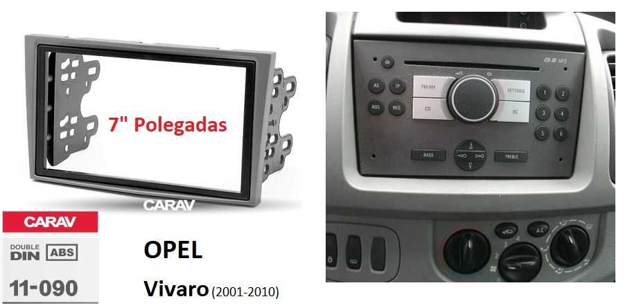 (NOVO) Rádio 2DIN • OPEL Vivaro (Desde 2001 a 2019) • Android [4+64GB]