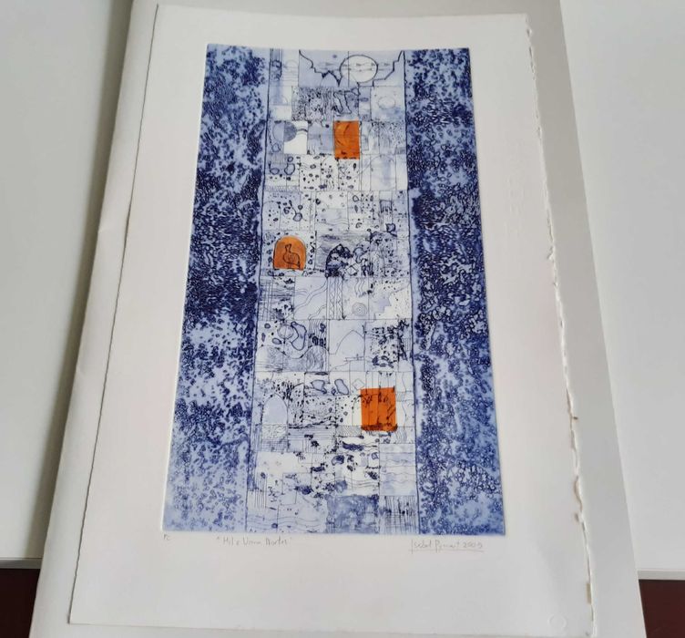 Serigrafia - Mil e Uma Noites - Isabel Pyrrait 2005 - Primeira Cópia