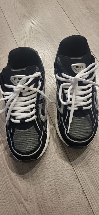 Buty Dior 40 czarno-białe