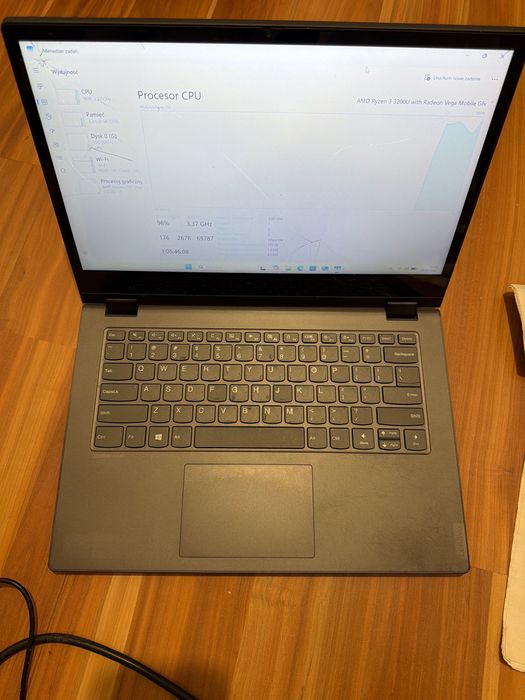 Zbity dotyk Okazja Lenovo C340-14Api Ryzen 8GB + ładowarka