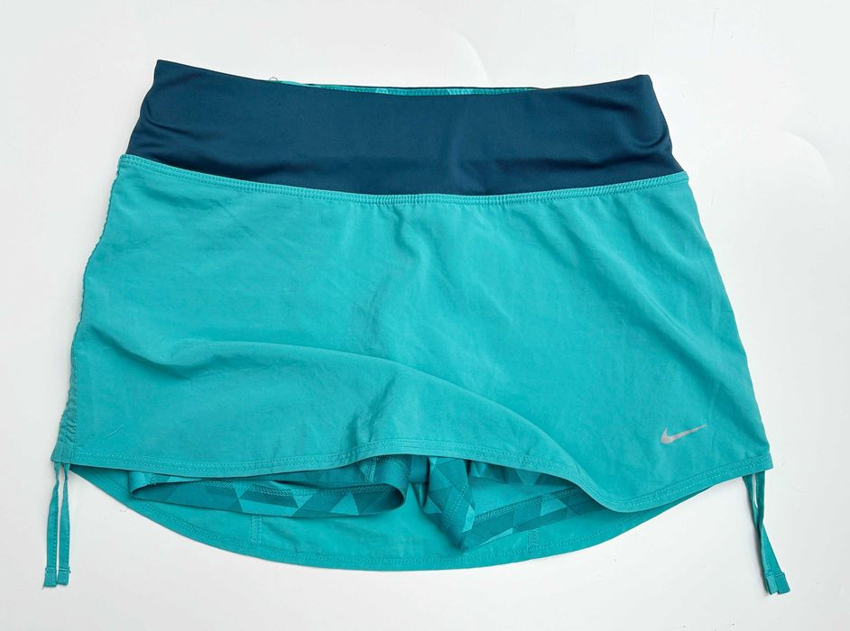 Spódniczka Spodenki Kolarki Nike Dri Fit XS 34 Zielone Sportowe