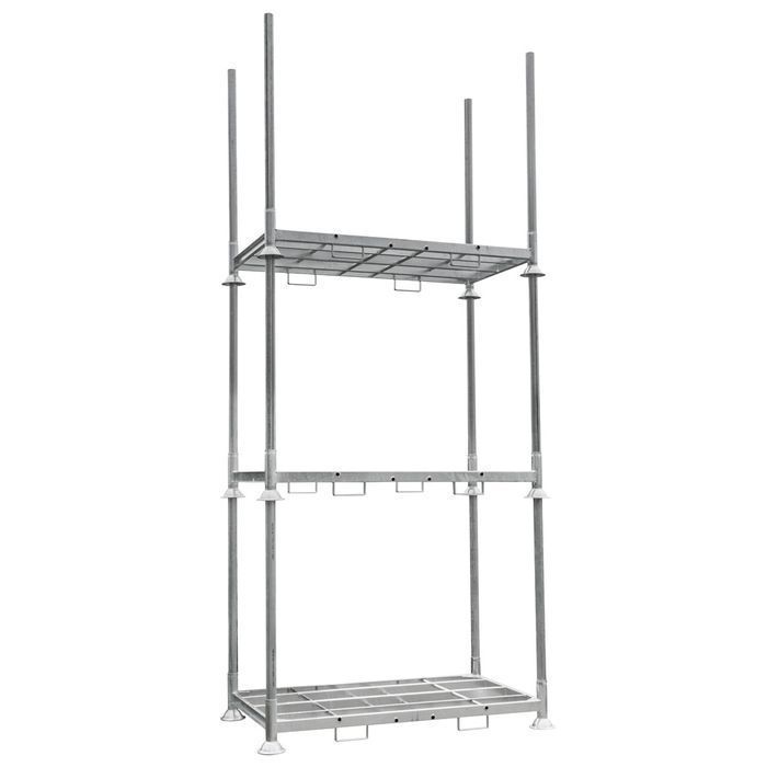 Manurack Mega-M podwójny mobilrack 202,5x118x31 cm ocynk 2000 kg