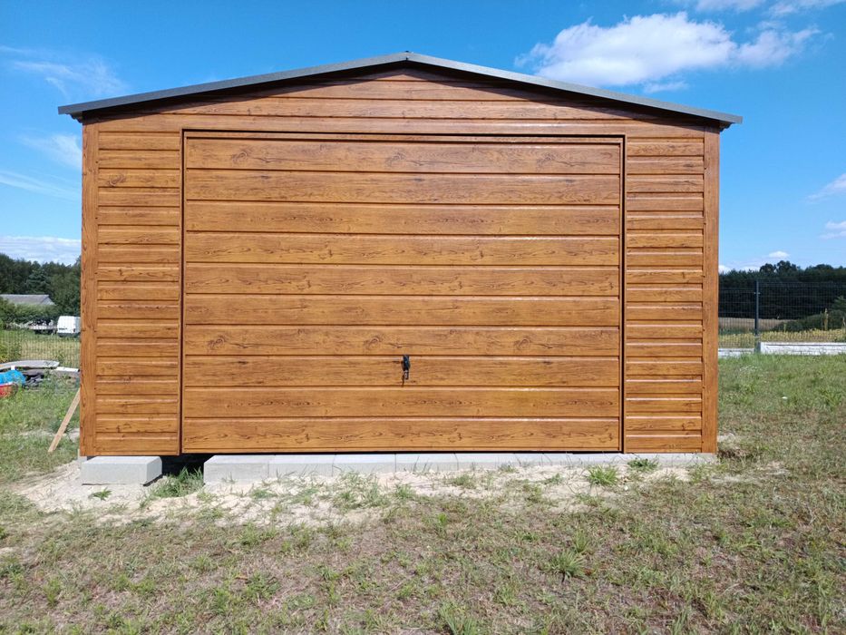 Garaż blaszany 4*5 garaż blaszak garaże profil poziom 5*7 6*6 Rus-Stal