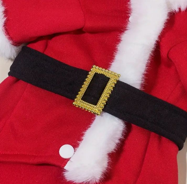 Костюм Санты. Одежда для собак и котов. Святковий одяг для тварин