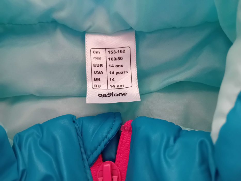 Colete acolchoado azul Quechua (Decathlon) – 14 anos