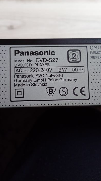 Odtwarzacz DVD Panasonic S27