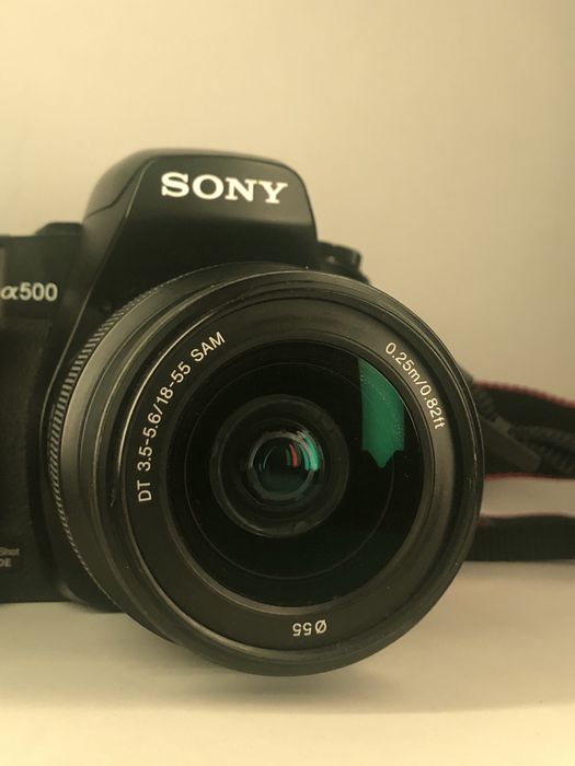 Sony α500 + Sony 18-55mm + torba + akcesoria