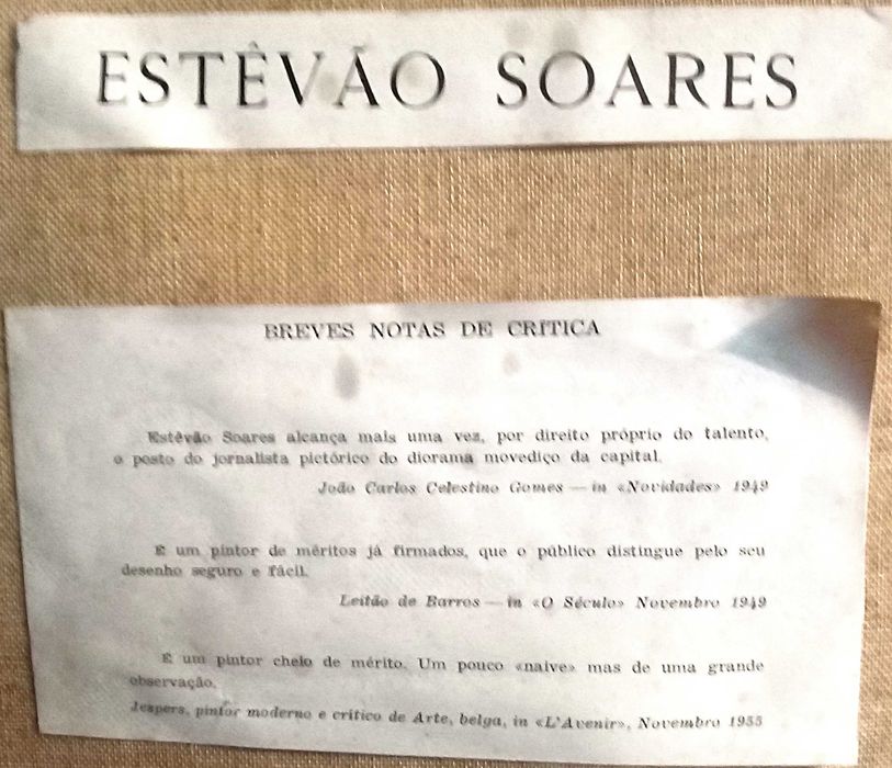 Pintura a óleo - Paisagem - Estevão Soares 1973