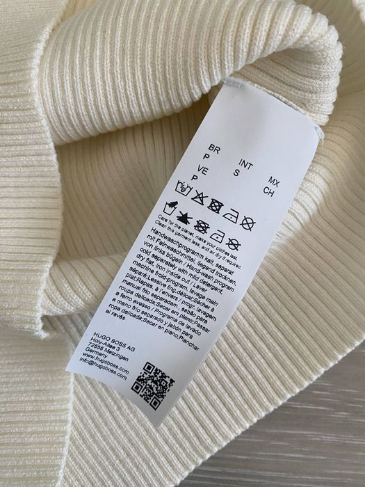 BOSS sweter damski r S beżowy