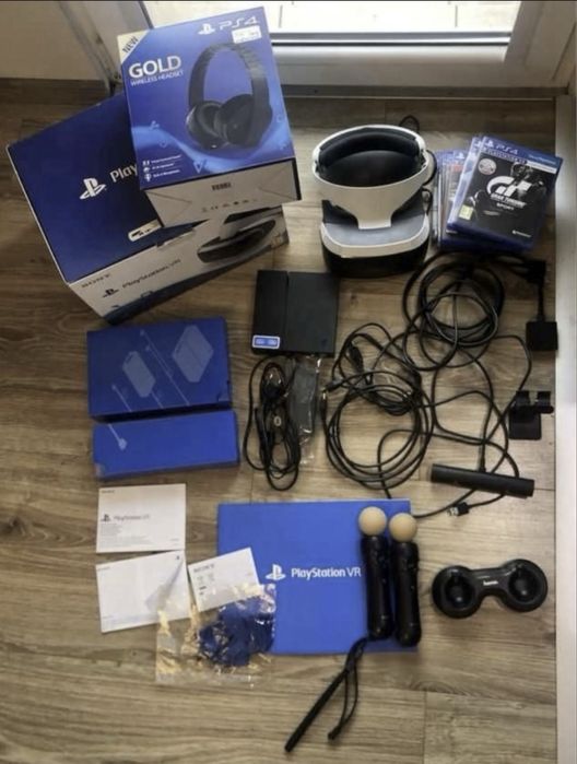 Konsola PlayStation 4 Ps4 + Pady + Gry + VR + Fortnite Roblox Sims