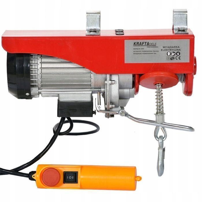 Wciągarka Elektryczna Wyciągarka Linowa Budowlana 250Kg / 230V