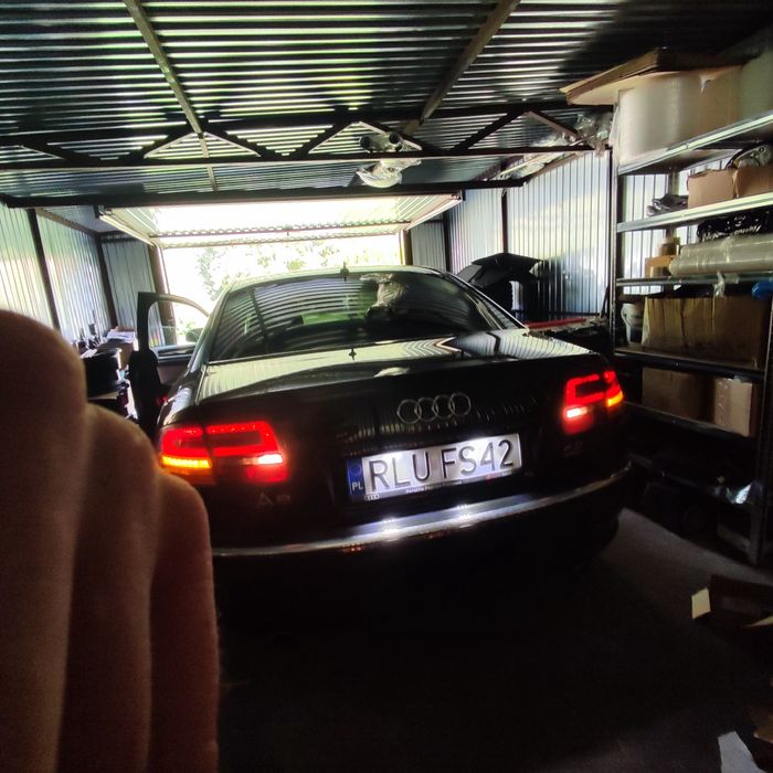 Lampy tylne dymione komplet LED II lift oryginał Audi A8 S8 D3