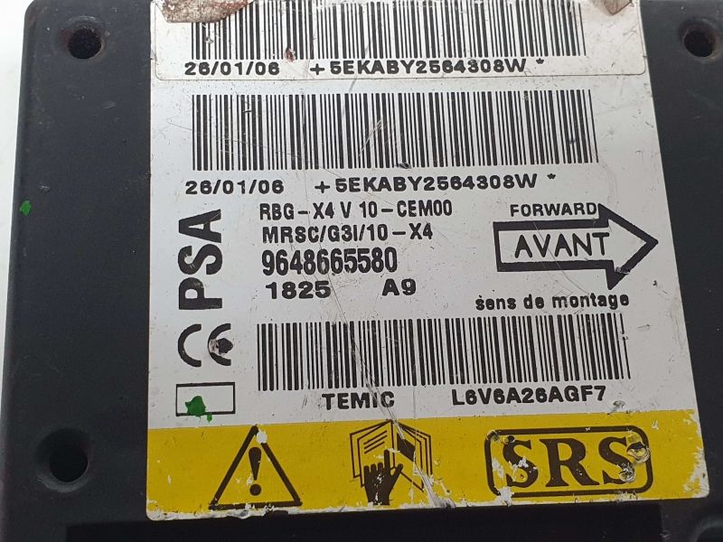 Centralina airbag CITROËN C5 I (DC_)