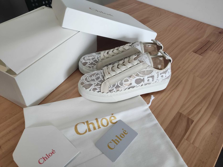 Chloe Sneakersy, trampki, tenisówki, buty, skora damskie